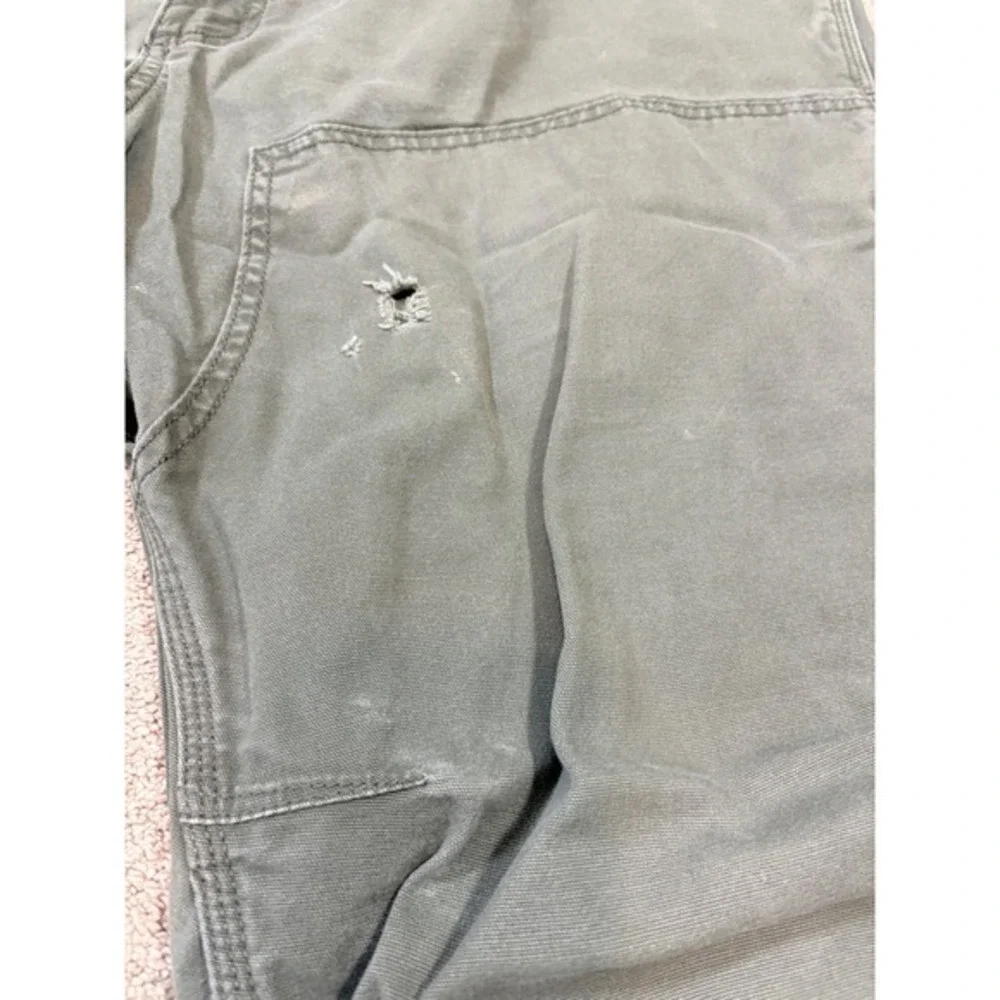 Carhartt BN2802 M Relaxed Fit Work‎ Utility Pants Khaki Green Men Size 42x32